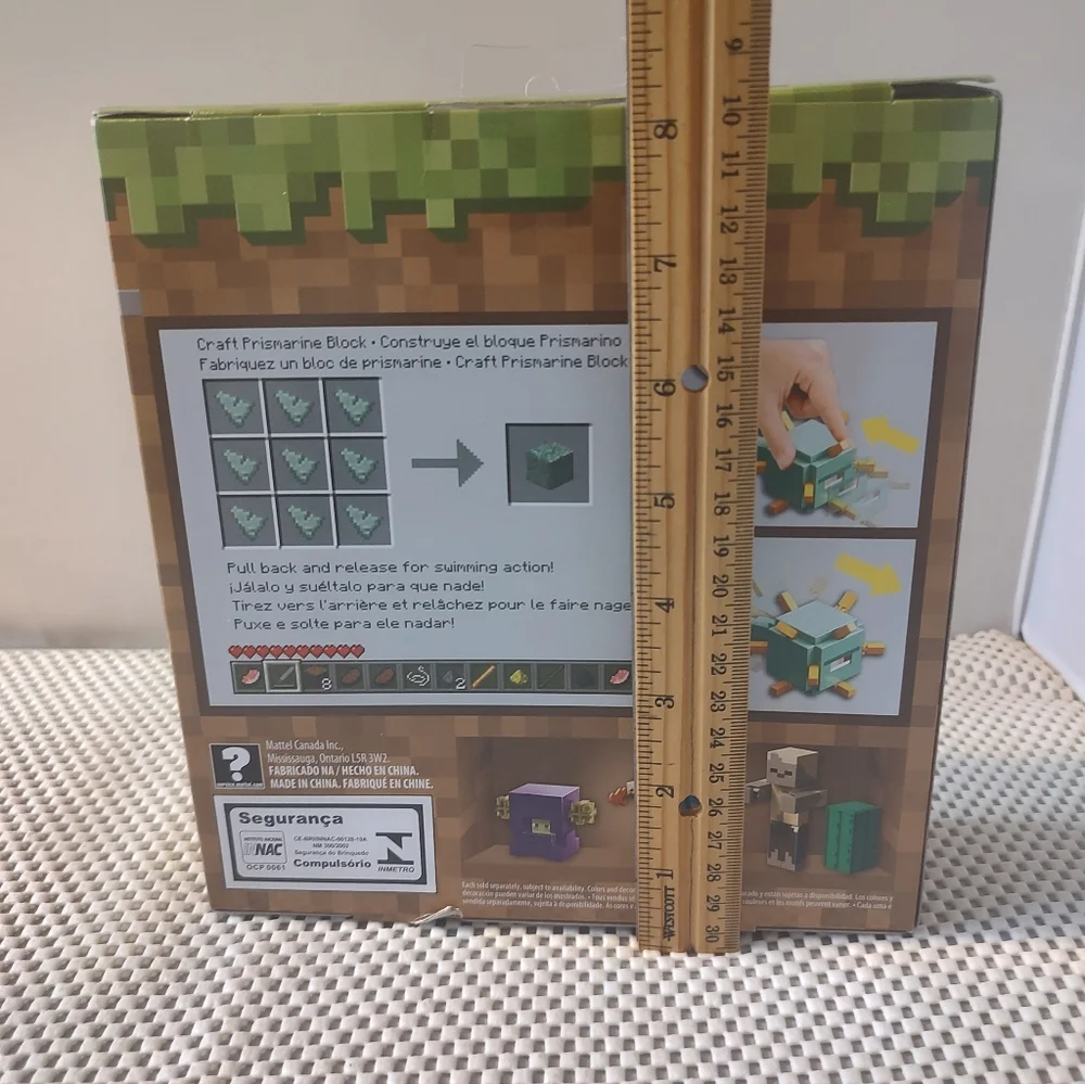 Minecraft Guardian Craft Prismarine Block NWT 2018 Figures NWT